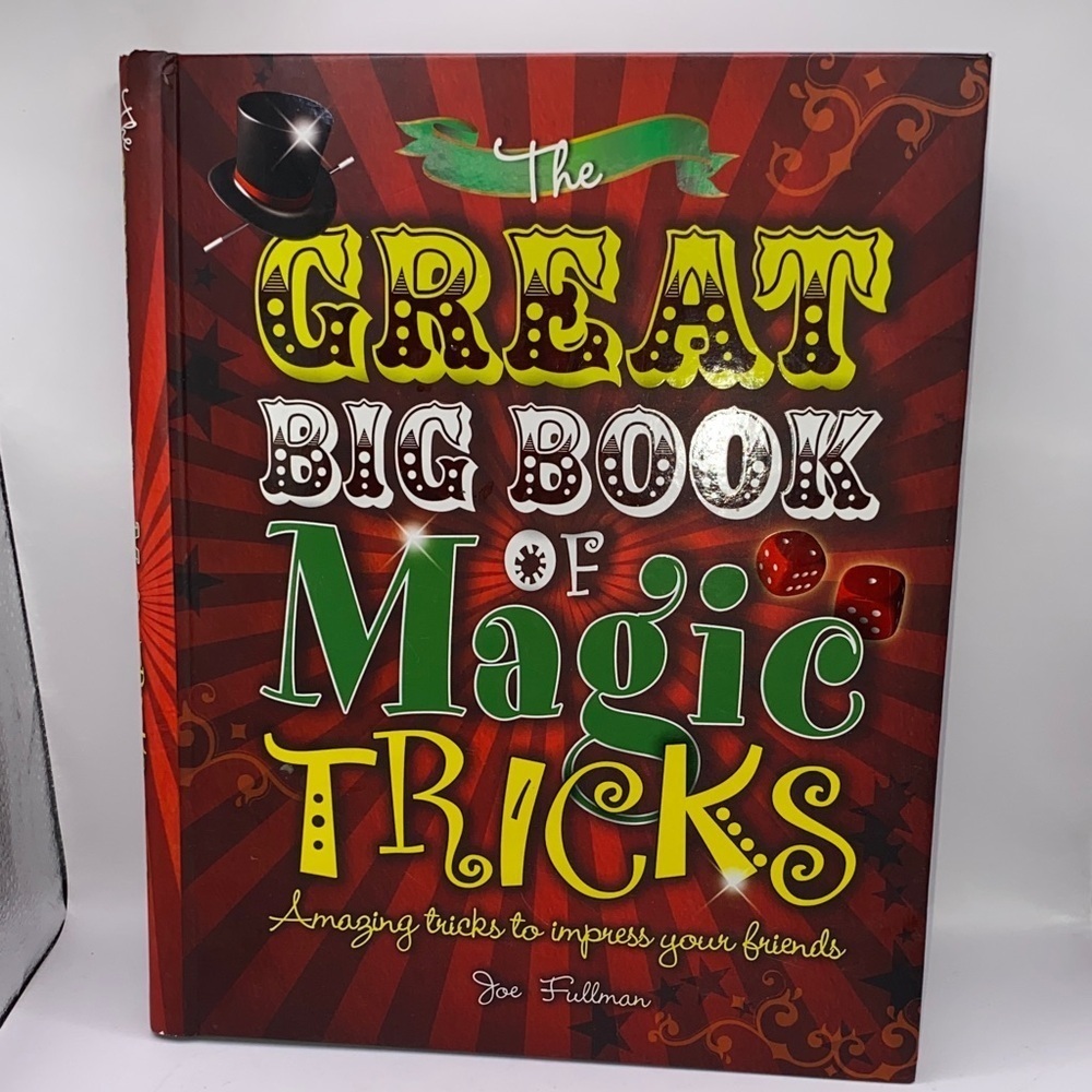 The Great Big Book of Magic Tricks Kids Gifts Hardcover Joe Fullman Stocking